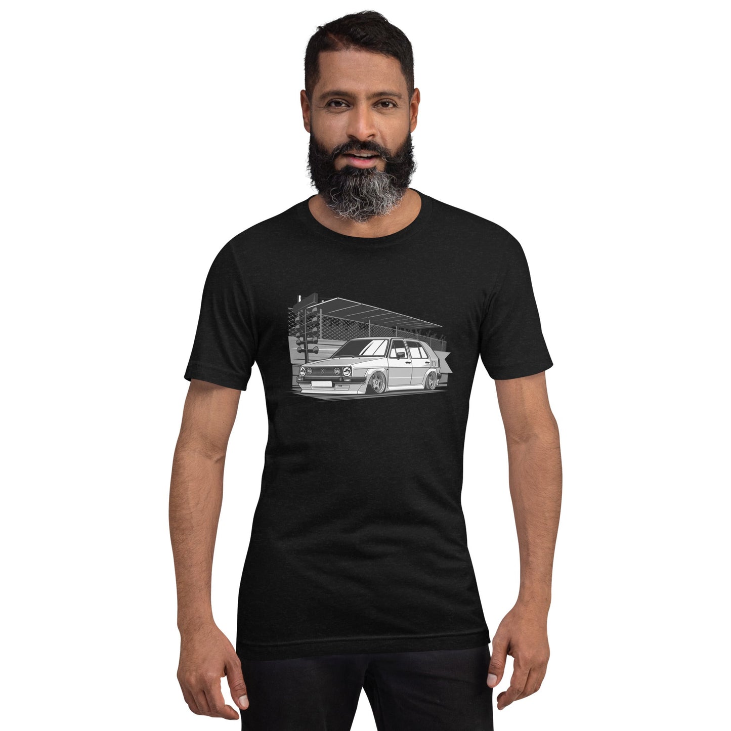 MK2 Golf Black And White T-Shirt