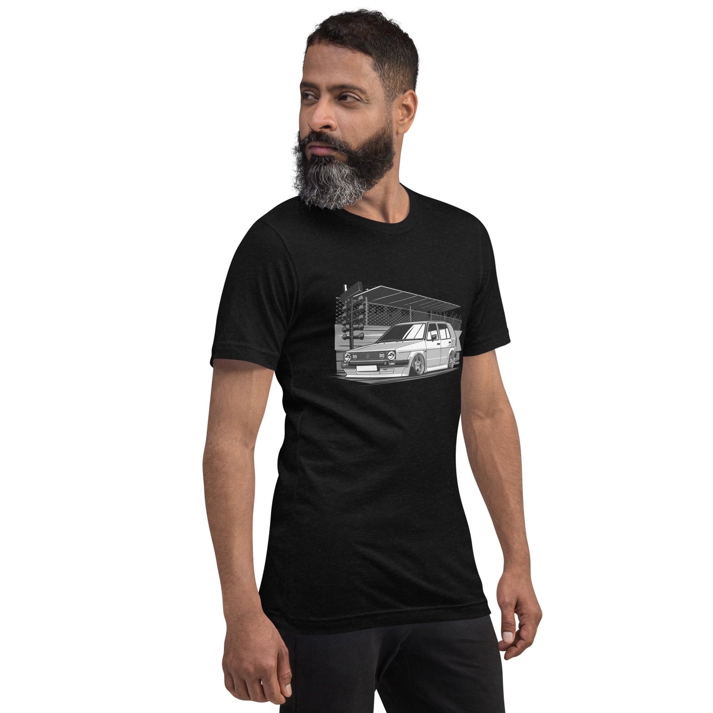 MK2 Golf Black And White T-Shirt